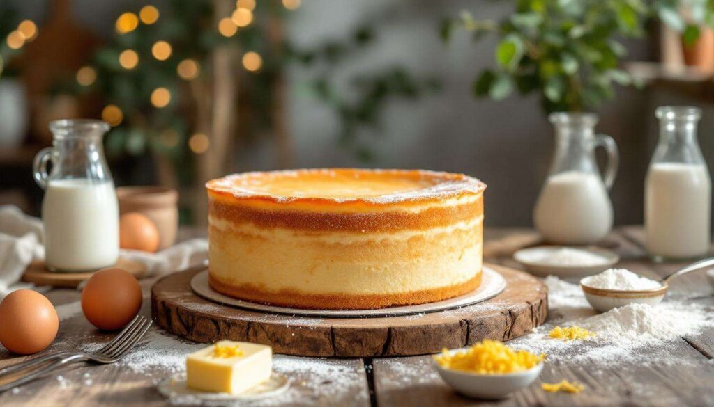 Torta magica alla vaniglia senza zucchero: buona, ma con pochissime calorie