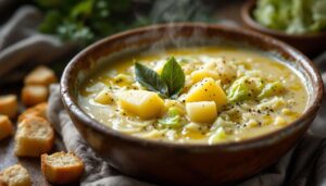 Zuppa di verza e patate: la ricetta semplice e cremosa che scalda le sere fredde