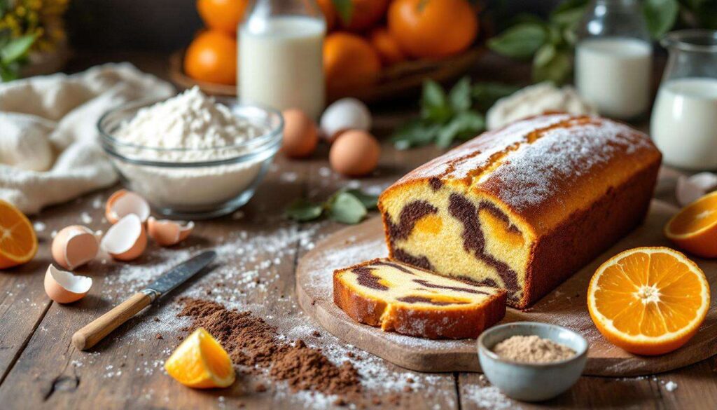 Frullo un'arancia intera nell'impasto: il segreto del mio Plumcake variegato senza burro, profumatissimo!