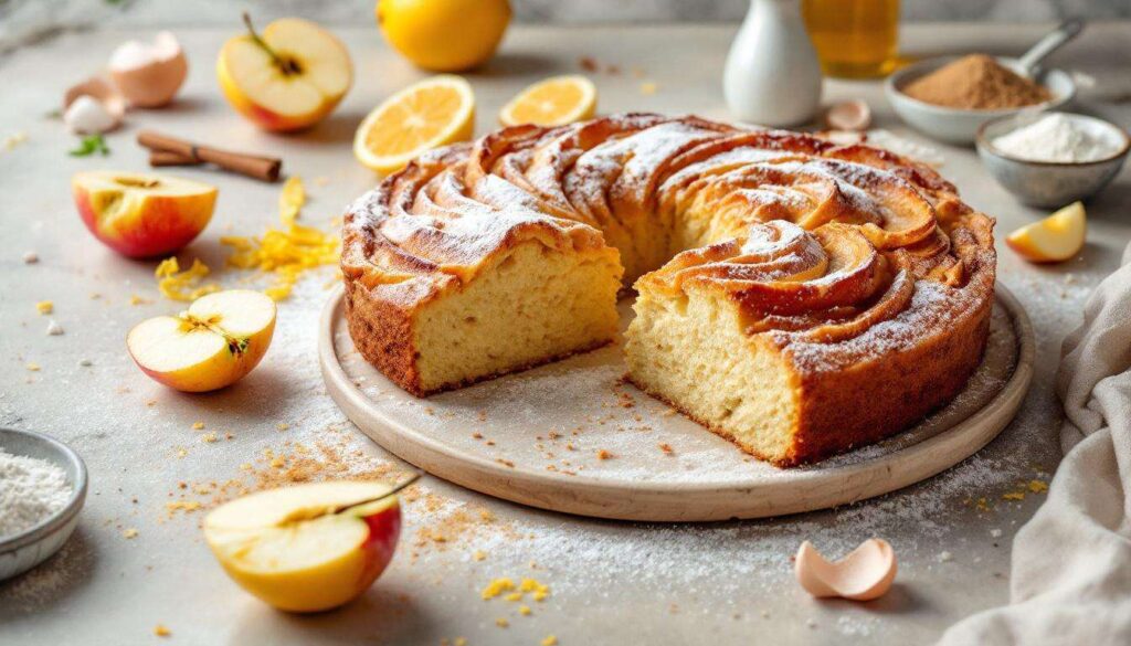 Torta di mele senza farina: morbida, profumata e pronta in pochi minuti