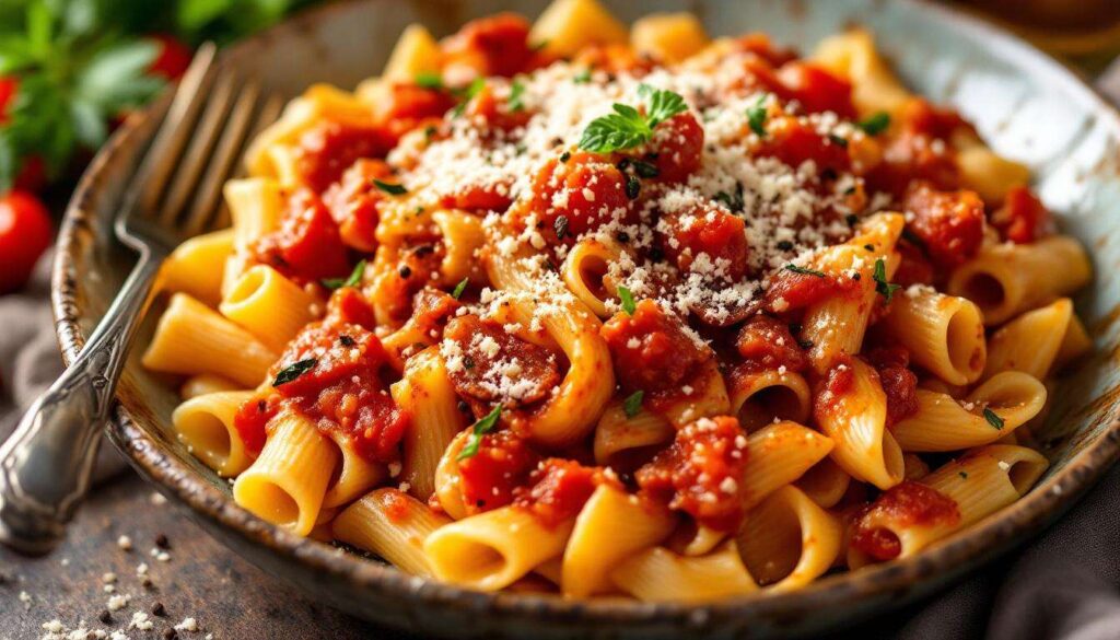 Pasta alla Ciociara ricetta primo piatto facile e rapido in pochi minuti