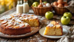 Torta di mele rustica: soffice e ricca di mele